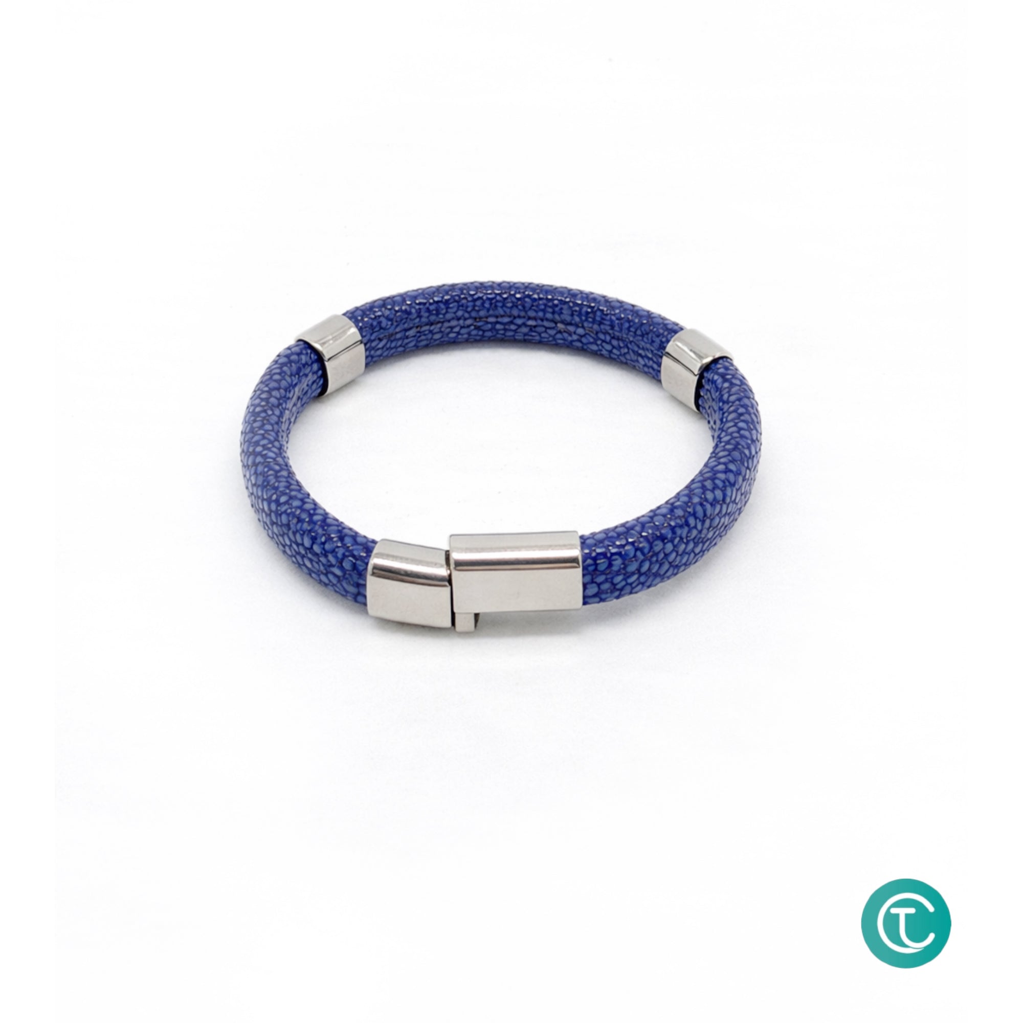 Handmade Stingray Leather Bracelet Exotic Luxury Cuff for Men & Women