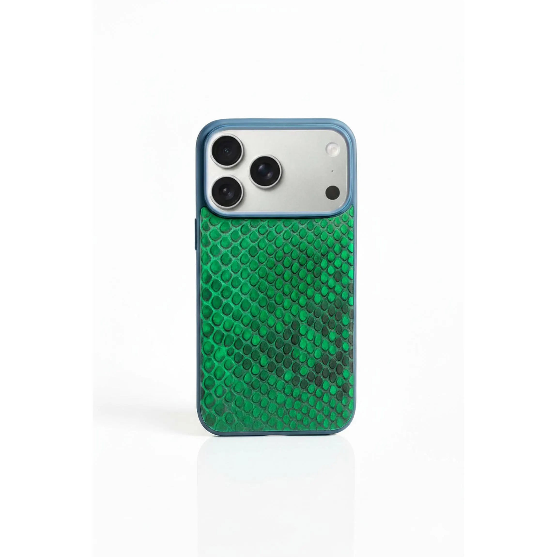 Python iPhone Case | Exotic Snake Skin Leather Cover | Handmade Slim Protective | iPhone 16 & 17 Series